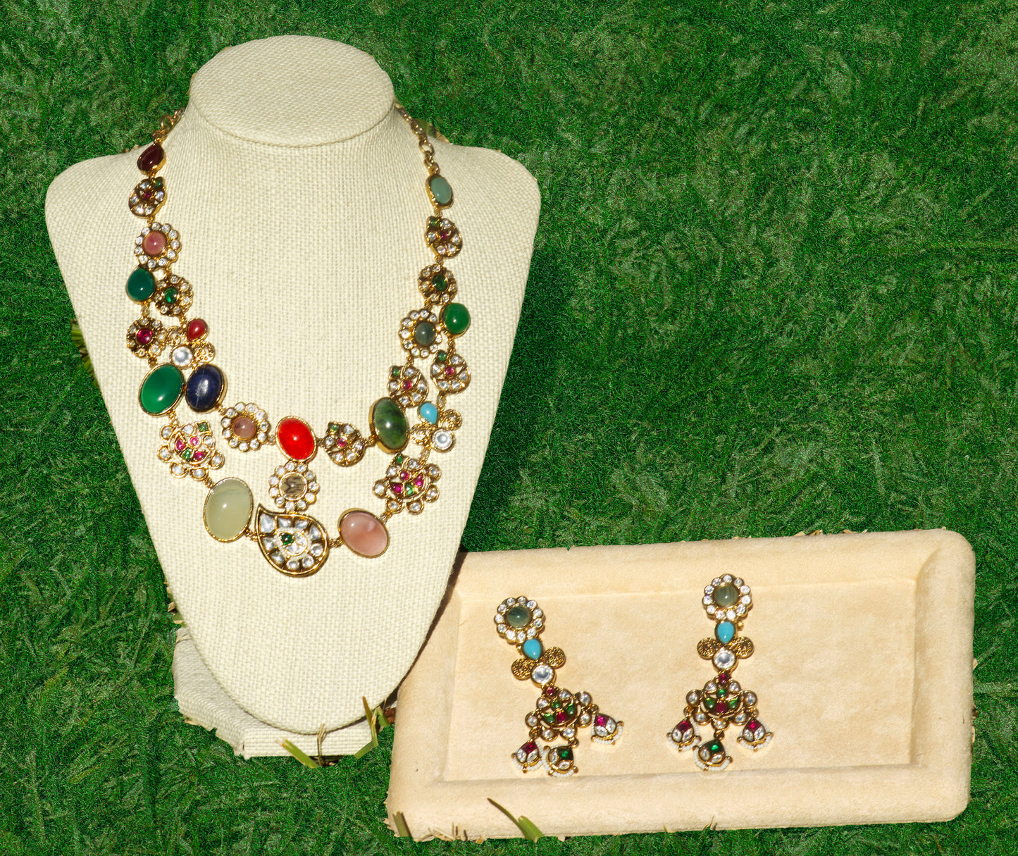 Sundarie Double-Layered Necklace