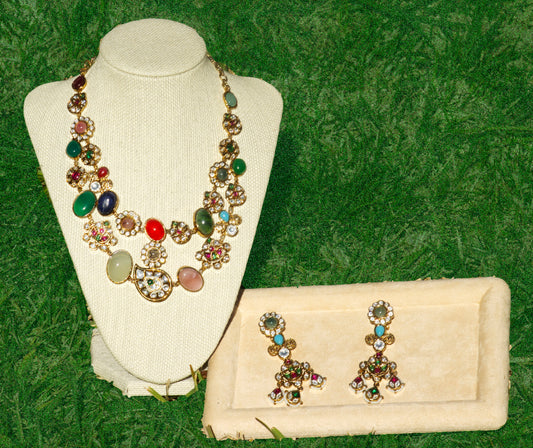 Sundarie Double-Layered Necklace