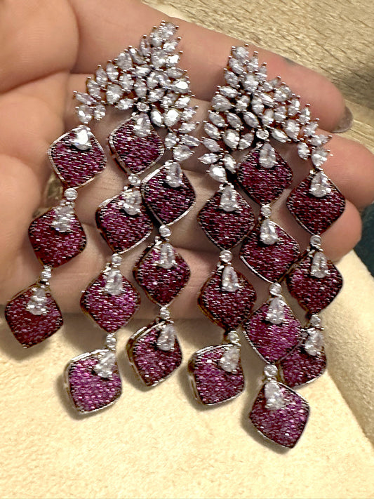 Scarlet Drop Earrings